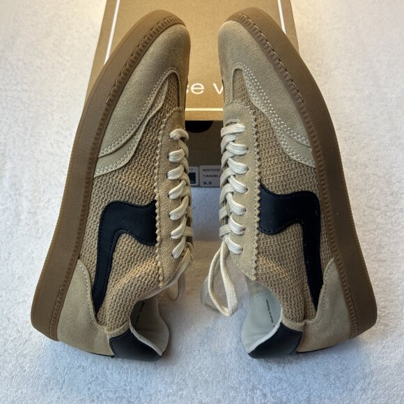 Dolce Vita Notice Sneakers Tan Black Suede/Mesh/Leather Women SZ 9.5 New in Box - Picture 3 of 9